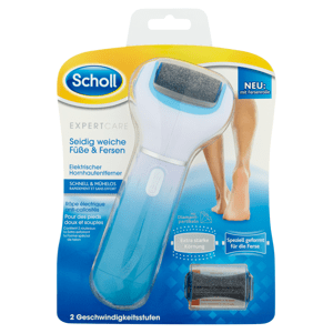 Scholl Elektryczny pilnik do stóp + 2 głowice obrotowe Velvet Smooth