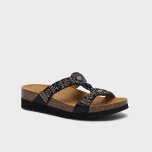 Scholl Kapcie New Bogota Klin czarny, rozmiar 41, 41 EU