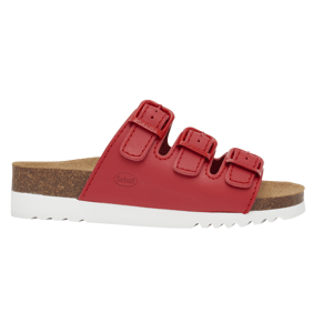 Scholl Pantofle Rio Wedge AD czerwony, rozm. 41, 41 EU