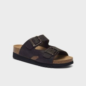 Scholl Kapcie Moldava Klin AD brązowy, rozmiar 40, 40 EU