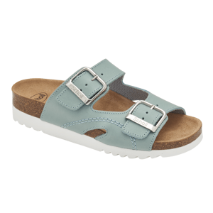 Scholl Kapcie Moldava Klin AD niebieski, rozmiar38, 38 EU