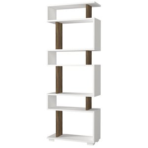 Biblioteczka Blok White Walnut