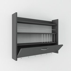 Półka kuchenna Knott Anthracite