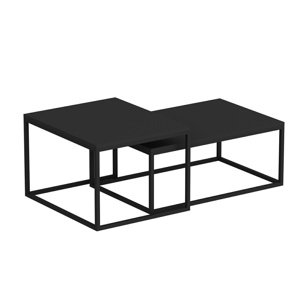Stolik do odkładania Leka Black, 2 szt.