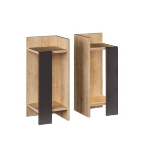 Stolik nocny Elos Oak, 2 szt.