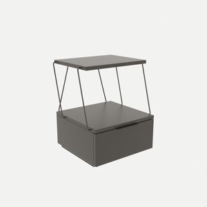 Stolik nocny Tekoba Anthracite