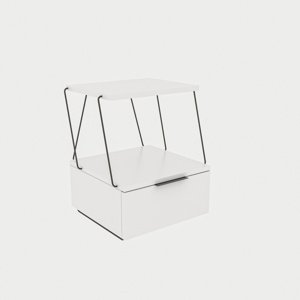 Stolik nocny Tekoba White
