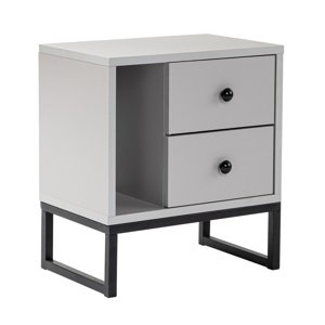 Stolik nocny Glimmer Grey