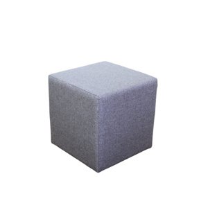Taboret Kare Pouf Brown