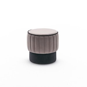 Taboret Rose Pouf Grey