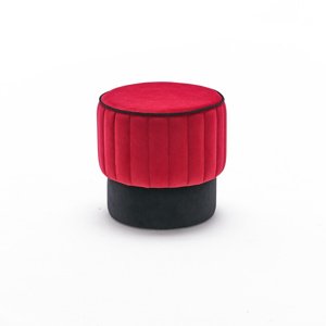 Taboret Rose Puf Red