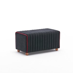 Taboret Mabel Pouf Black