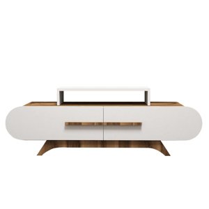 Stolik pod telewizor Rose Walnut White