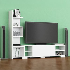 Stolik pod telewizor Pera White
