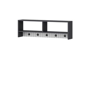Wieszak ścienny Sarandon Anthracite White
