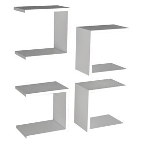 Półka Base White, 4 szt.