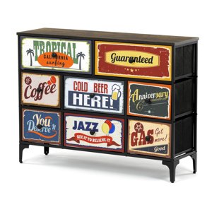 Komoda w stylu vintage, 103 x 30 x 78 cm