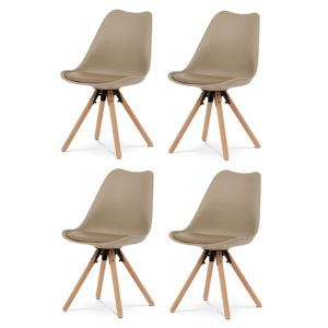 Zestaw krzeseł do jadalni CT-762 CAP, 4 szt.