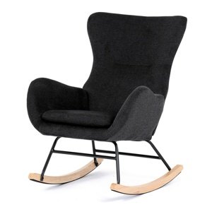 Fotel bujany BK2, czarny