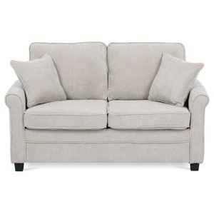 Dwuosobowa sofa ASB-4170 BGE2, manżestrowa, beżowa