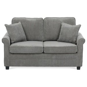 Dwuosobowa sofa ASB-4170 GREY2, manżestrowa, szara