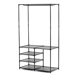 Stojak na ubrania GD-172 BK, metal, czarny