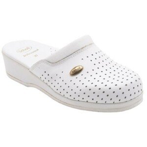 Scholl CLOG BACK GUARD - pantofle zdrowotne PROFESSIONAL, rozm. 38, biały, 38 EU