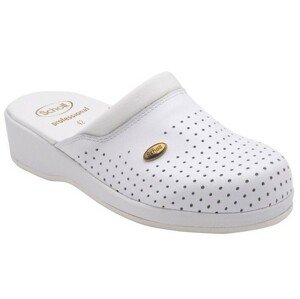 Scholl CLOG BACK GUARD - pantofle zdrowotne PROFESIONAL rozm. 42, biały, 42 EU