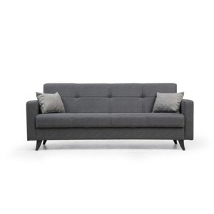 Sofa rozkładana Polya 3 ciemnoszara