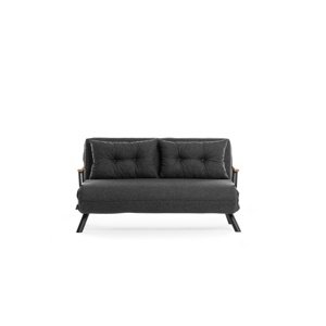 Sofa rozkładana Sando 2 ciemnoszara