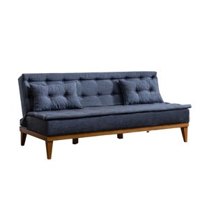 Sofa rozkładana Fuoco ciemnoniebieska
